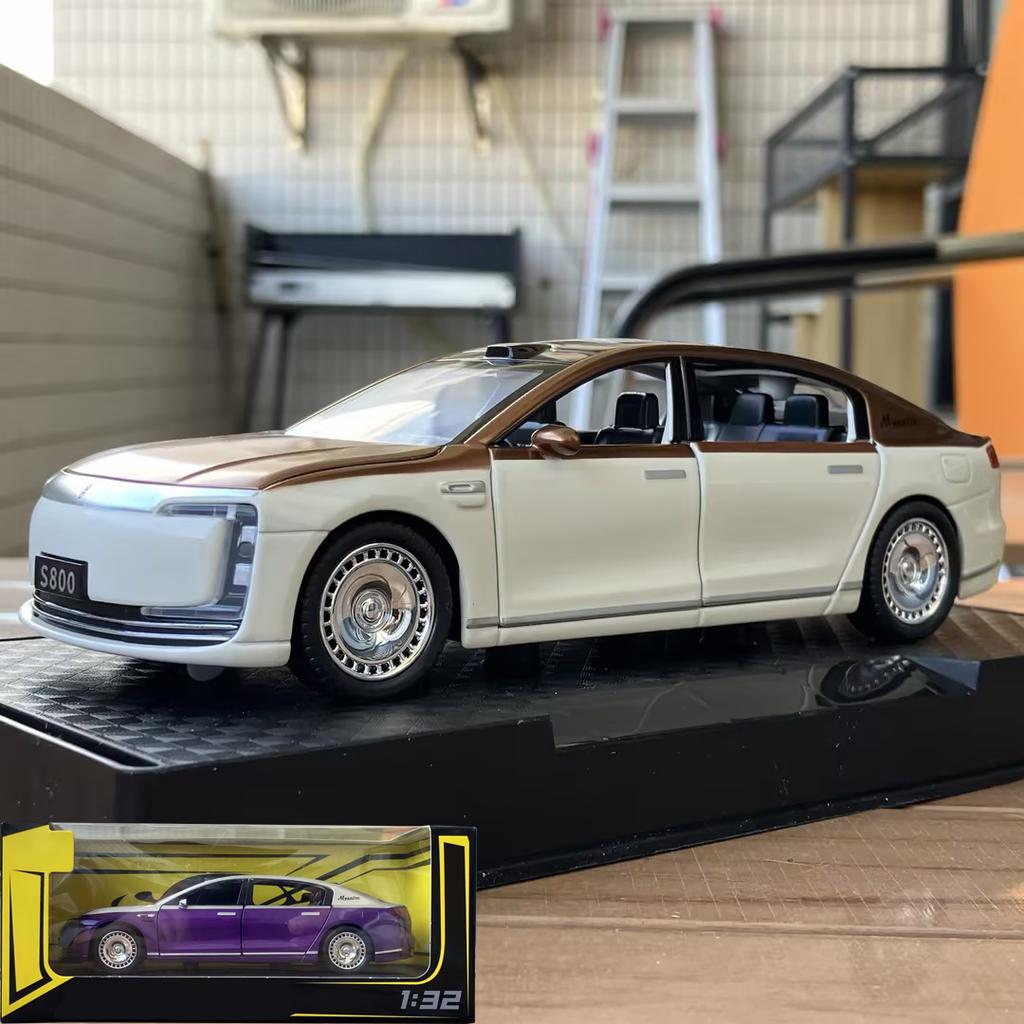 1:32 MAEXTRO S800 Luxusní auto Slitina Kov Odlitek Model auta Vysoká simulace Domov Trendy Ozdoby Sbírka Hobby Dárky Děti