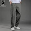 Men's Loose Straight-Leg Cotton Casual Cargo Pants