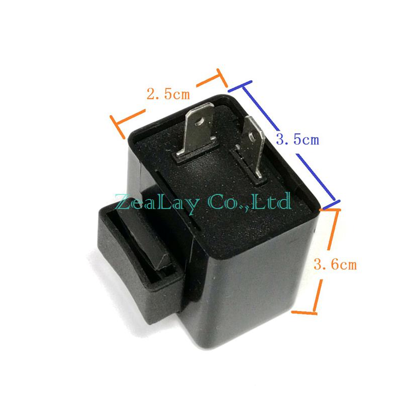 Comerț cu ridicata, 10 bucăți, intermitent pentru motociclete, LED, semnalizatoare, releu, rezistor, 2 pini, pentru Harley Honda