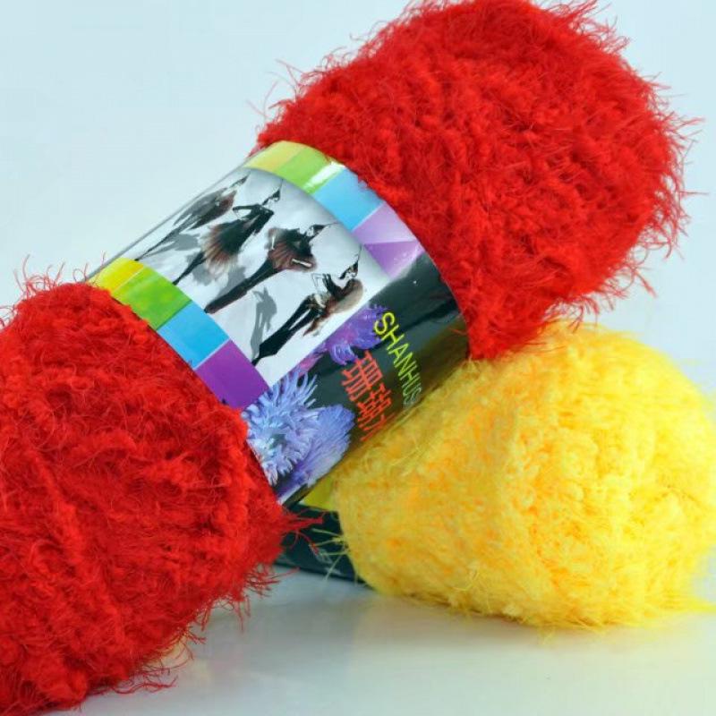 Phoenix Coral Mink Velvet Yarn - Long Hair Imitation Fur