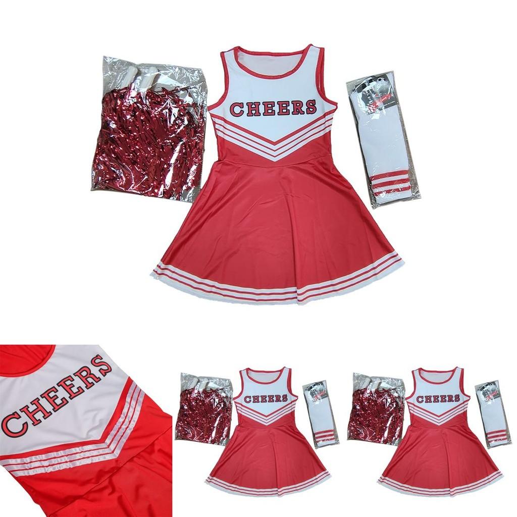 High-quality Polyester Lala Cheerleader Dress Set Performance Outfit For Women