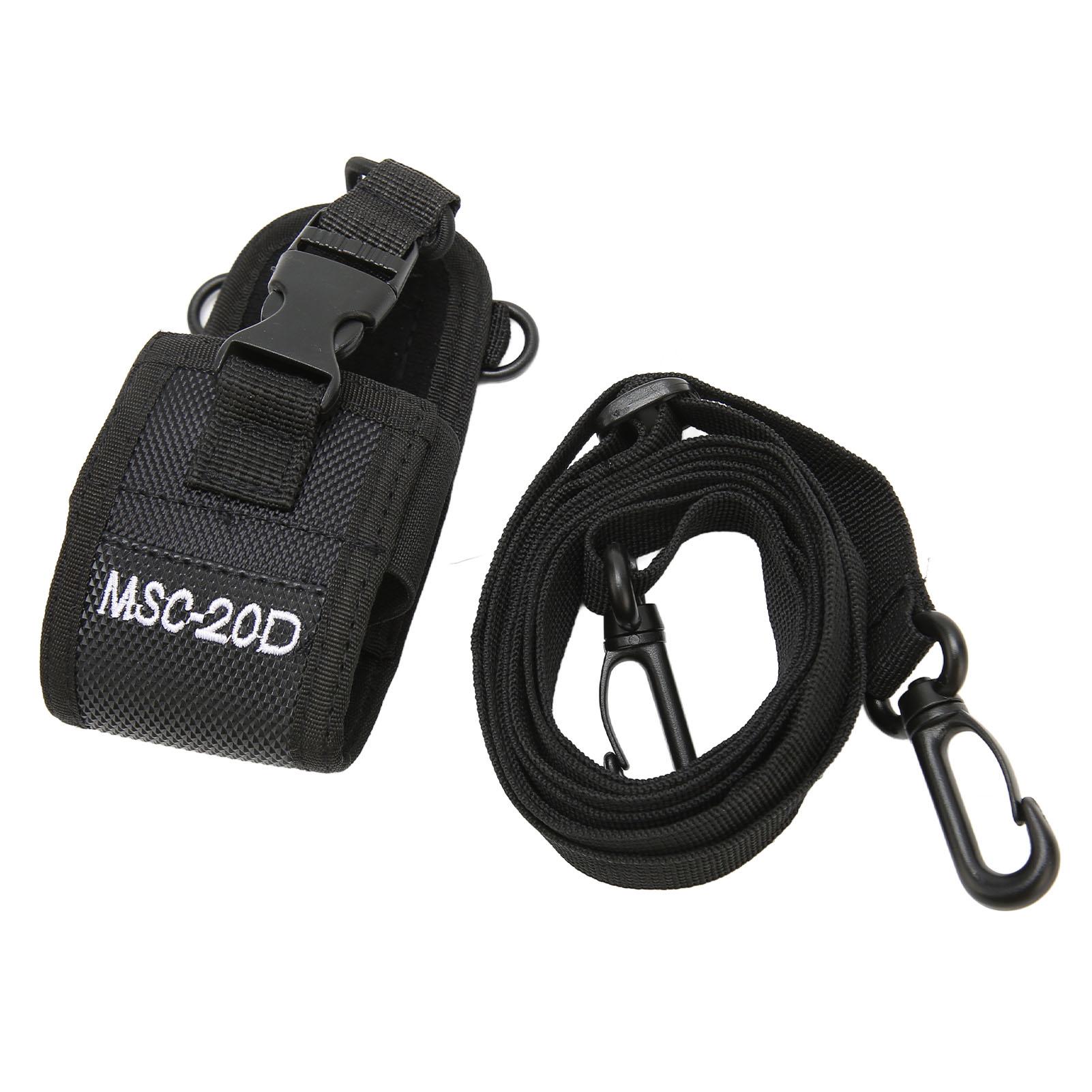 Porte Talkie-Walkie Léger Portable Universel en Nylon Étui Pochette pour Radio Bidirectionnelle MSC 20B