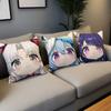 game Wuthering Waves chibi face Mavuika cushion cover soft Pillow Case for Sofa Living Room Home office Decor Protective Covers