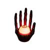 Halloween Spooky Lamp Decoration Lighting up Skeleton Hand with LED Light Bulb for Indoor and Outdoor Home Decorations