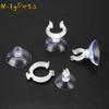 10pcs PVC Aquarium Sucker Clear Multi-specification Fish Tank Suction Cup Strong Adsorption with Hook Air Hose Clamp Oxygen Pump
