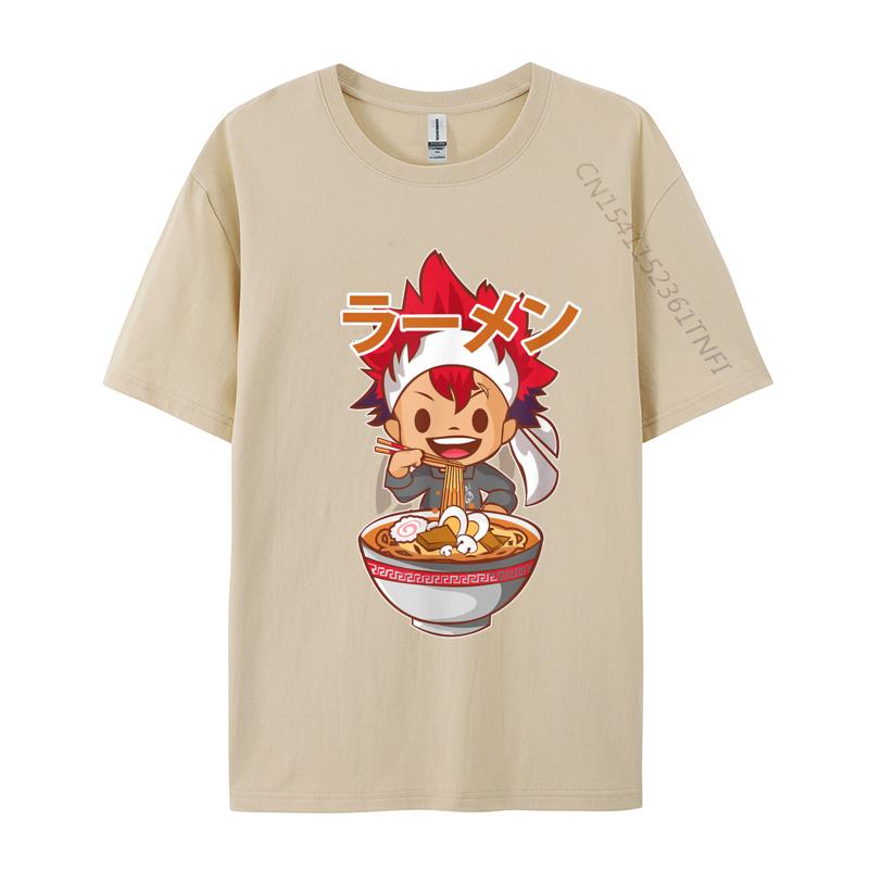 Ramen Food Wars Tops Tees Tops T Shirt Ramen Food Wars Lovers Day Cotton Fabric Mens T-shirts 3D Printed Company