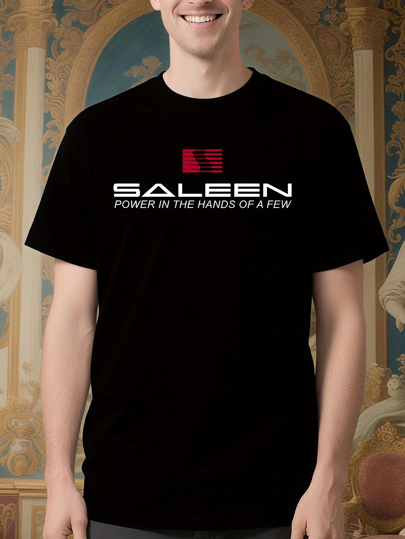 Saleen Performance Racing Logo Tshirt - Black with Red Ac... S