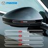 4 st Bil Dörrkant Anti-repa Skyddsremsor Slitageplatta Stång Backspegel Anti-kollisionsklistermärke för Mazda 2 3 5 6 Axela