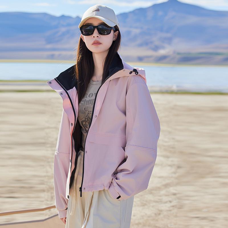 

New Winter Couple s Cotton Hard Shell Mountain Jacket Men and Women Outdoor Mountaineering Suit Windproof Waterproof Hooded Jacket S