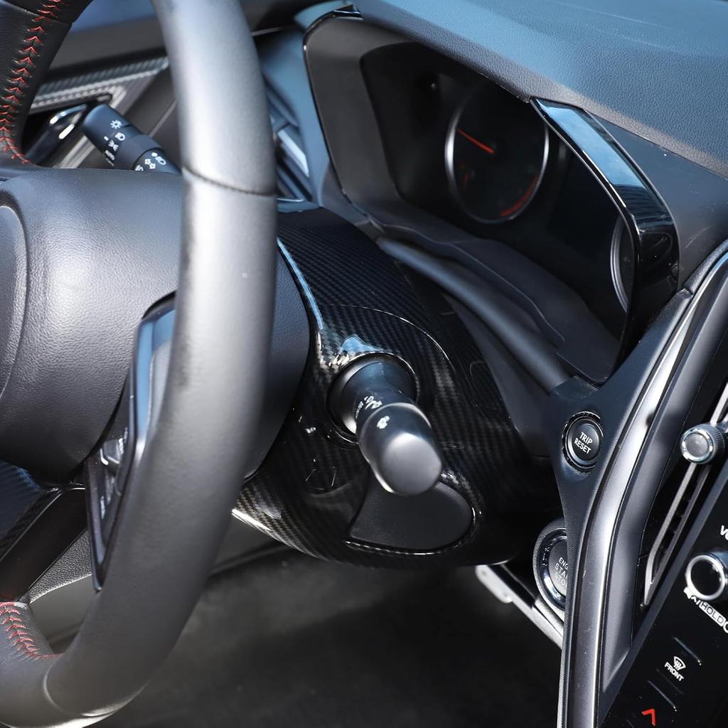 Car Steering Column Cover Trim Compatible with Subaru WRX 2022 2023 2024 Car Steering Wheel Base Trim Cover Protection Frame Interior Accessories