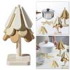 3 Foldable Heat Insulation Pads Silicone Trivet with Holder, A-Shaped Coaster, Insulated Pad for
