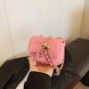 Mini Crossbody Chain Bag for Girls: Autumn/Winter Rhombus Style Lipstick Bag