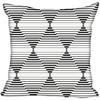 Black And White Pattern Throw Pillow Cover With Short Plush Print For Living Room Sofa Decoration Cushion Cover Pillow Covers