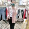 Autumn Korean Loosee Women Pink Suit Coat And Jackets British Style Lady Office Clothes