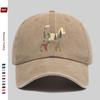 pc Retro Forest Style Flying Bird Plant Floral Cat Print Baseball Cap Casual Design Sun Hat Comfortable Lightweight Papa Hat Tr