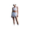 Nike Swoosh Medium Support Skin-Friendly Fashion Soft Solid Color Sports Bra Women underwear White DX6821-701