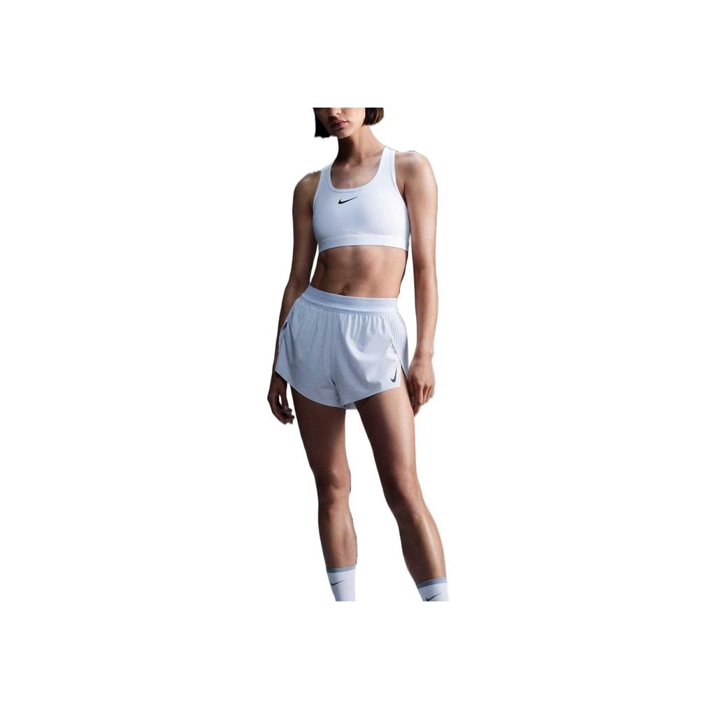 Nike Swoosh Medium Support Skin-Friendly Fashion Soft Solid Color Sports Bra Women underwear White DX6821-701