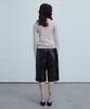 Beleudemaleu 26Ss Lambskin Bermuda Pants