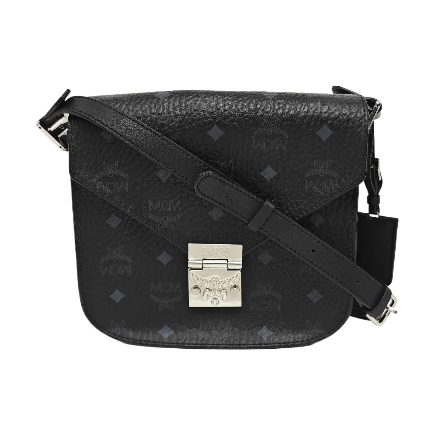 [Pre-Owned] Patricia Visetos Monogram Coated Canvas And Leather Messenger Bag - Good #186GL2B ONE SIZE