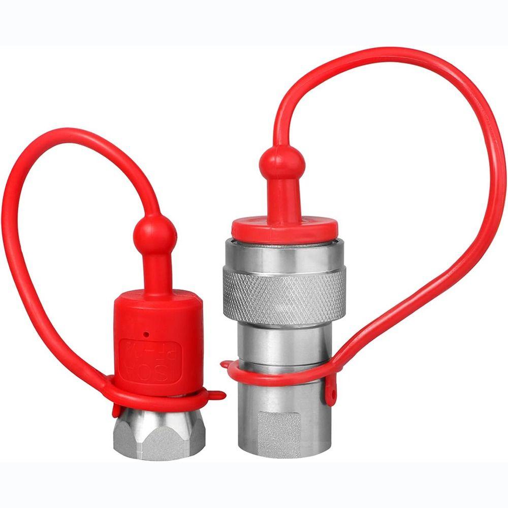 1 Set Carbon Steel 1/2" Ag Tractor Couplers Construction and Logging Industries