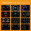 HUD Head-Up Display Tachometer OBD2 + GPS Dual Compatible System, Multi-Car P2, Switchable USB