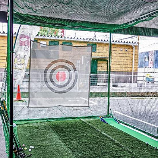 Practice Net Black Red Mesh Curtain X Golf/Baseball (1200mm 1200mm)