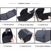PU Leather Car Trunk Organizer Box Folding Large Capacity Auto Multiuse Tools Storage Bag Auto Accessories Storage Bag