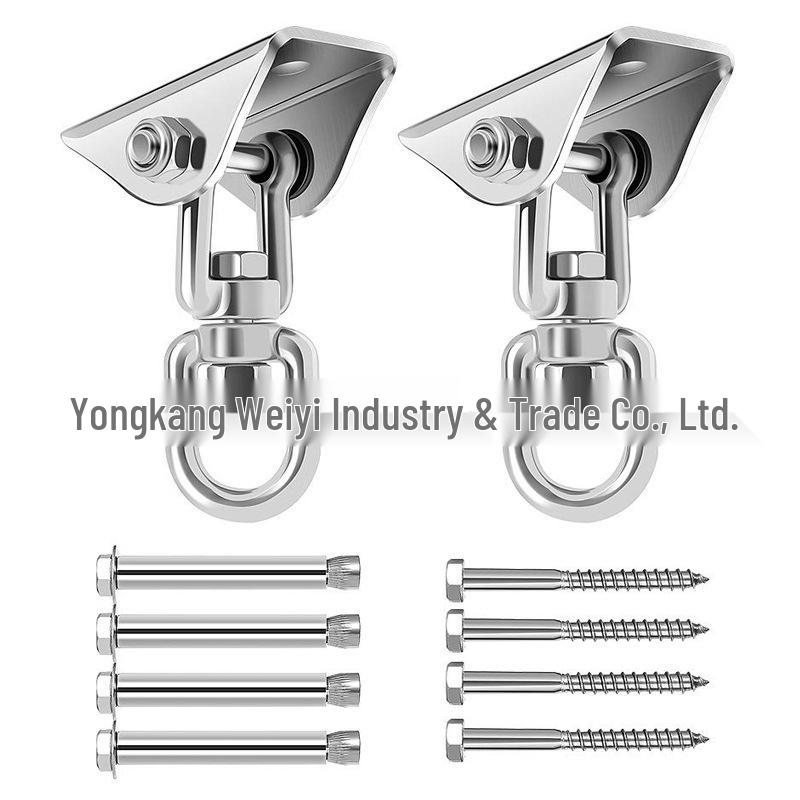 Rotating 304 Stainless Steel Aerial Yoga Hammock Hanging Kit