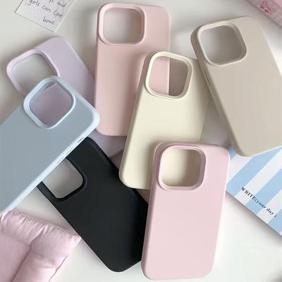 Stilvolles, weiches, rutschfestes Silikon-Originalgehäuse für Apple 16 15 Pro Max, schmutzabweisendes, mehrfarbiges, rundum randloses Apple-Originalgehäuse für 14 13 12 11 Pro Max