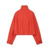 European and American Style, New Women's Clothing, Fashionable, Casual, Polka Dot Bubble Sleeve Jacket 5247/713