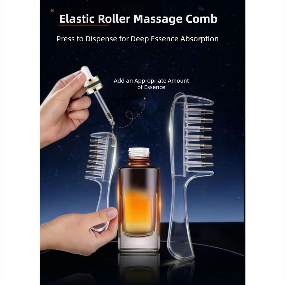 Hair Care Mini Portable Head Applicator Anti-Frizz Massage Guide Liquid Comb Women