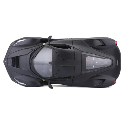 Bburago 1/18 Scale Signature Series Ferrari LaFerrari Black / Diecast Model Car, Finished Product, 18-16901 BK