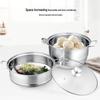 Baldr Deluxe 2-Layer Stainless Steel Steamer