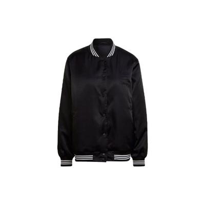 Originals X Disney Bambi Muster Warme Baseball Baumwolljacke Damenjacke Schwarz HE6867