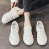 Leder kleine weiße Schuhe Damenschuhe Fahren weiche Sohle Koreanische Version von Sport und Freizeit vielseitig Leder Tide Marke flache Grundplatte Schuhe