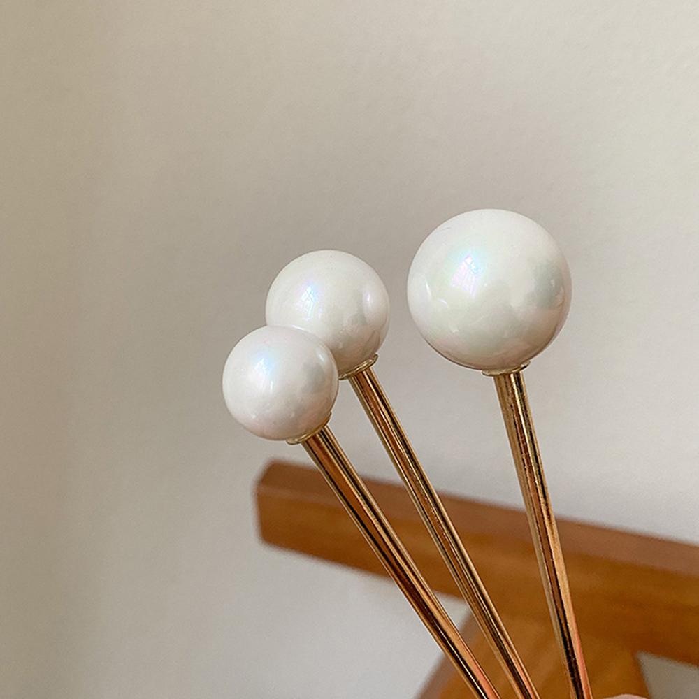 Bridal Headdress Wedding Hair Accessories U-shaped Hairpin Hair Style Tools Pearl Hair Stick