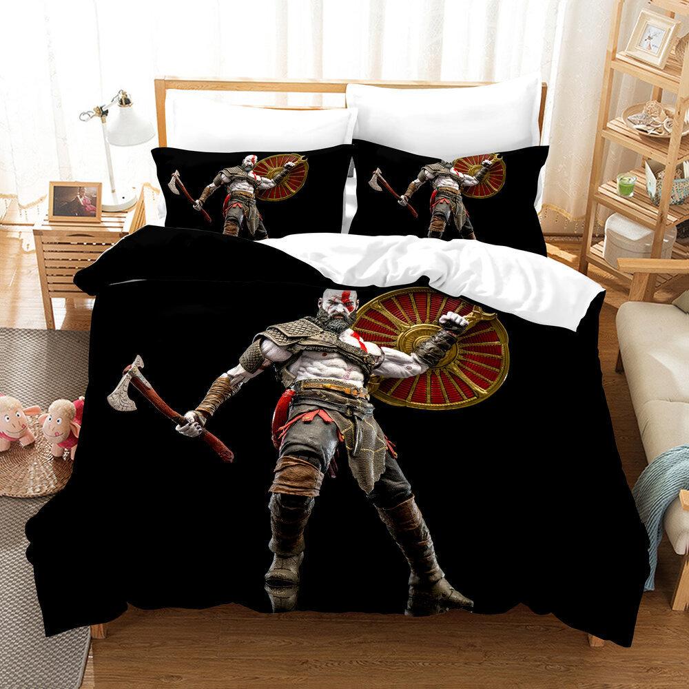 Movie Game Three-Piece Quilt Cover Printing 3D Digital Printing Quilt Kit