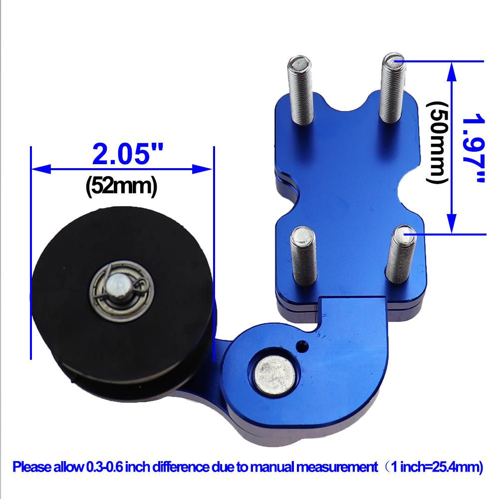 Universal Aluminum Alloy Brand New Adjuster Chain Tensioner Roller For Motorcycle /Chopper ATV Black/Red/Silver/Blue/Gold