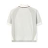 FILA Original Fashion Trend Retro Mesh Knit Top Women tops Cloud-Mushroom-White F11W629403FWT