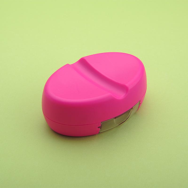 Nordic Style Oval Needle Holder Box with Transparent Magnetic Drawer for Pins & Beads