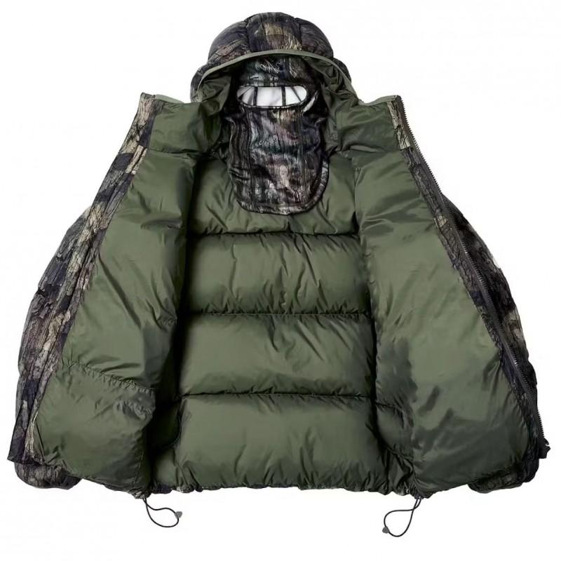 Unisex Winter Hooded Cotton Puffer Jacket Loose Fit Windproof Casual Outerwear Youth
