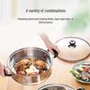 SUPOR 304 Stainless Steel Double-Layer Steamer Pot
