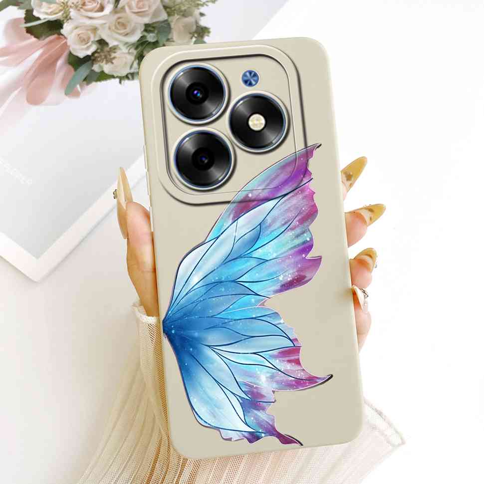 For Itel S23 Plus 4G Case Simple Style Sunset Soft Silicone Back Cover For ITEL S23 Plus 4G Phone Cases Fundas