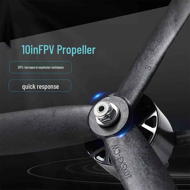 Dongmei Hangfei 10-inch 3-Blade Carbon Fiber Nylon Propellers