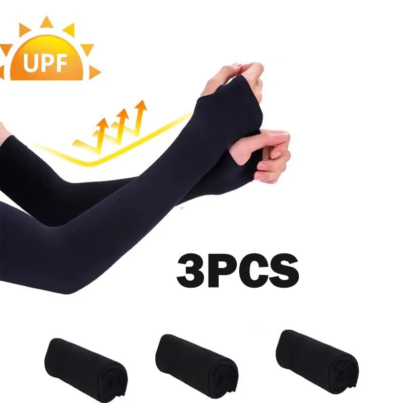 3/5PCS Arm Sleeves for Sun Protection Men's and Women's Elbow Sleeves for Outdoor Sports UV Protection Arm Sleeves