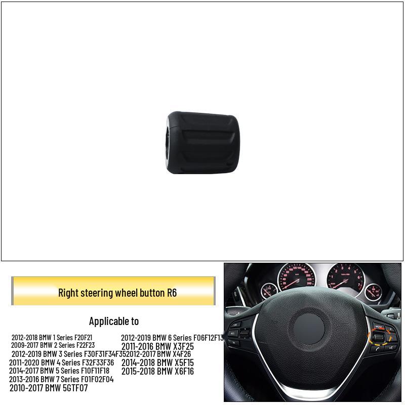 

Кнопки управления на многофункциональном рулевом колесе BMW 3, 5, 7 серии, X5, X6, F10