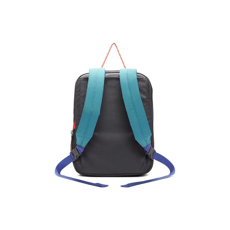 Nike Polyester Backpack Regular Unisex Blue Black (Unisex) Backpacks BA5927 082