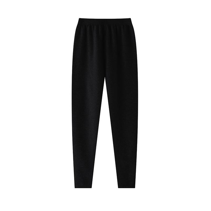 

Women s High-Waist Cashmere Slim-Fit Joggers - Stretchy Inner Base Layer for Autumn/Winter L