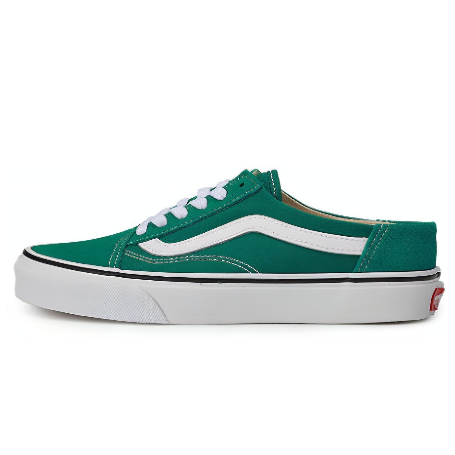 Vans Old Skool Mule Retro Low Tops Casual Skateboarding Shoes Unisex Green Men s VN0A3MUS06A EU 36