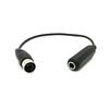 30cm/11.81inch 6.35mm to DIN 5Pin Cable Female to Male Connectors Cord Wire for Connecting Speakers and Recorders